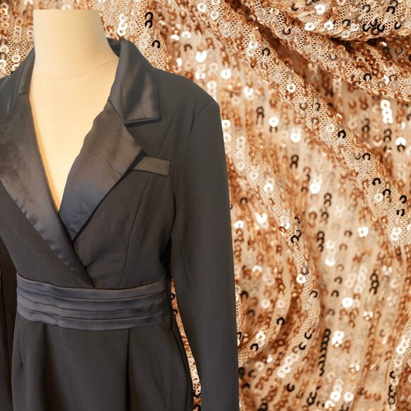 AQUA x Maeve Reilly “Riley” Blazer Mini Dress — Size L — NWT ✨ - Picture 10 of 10